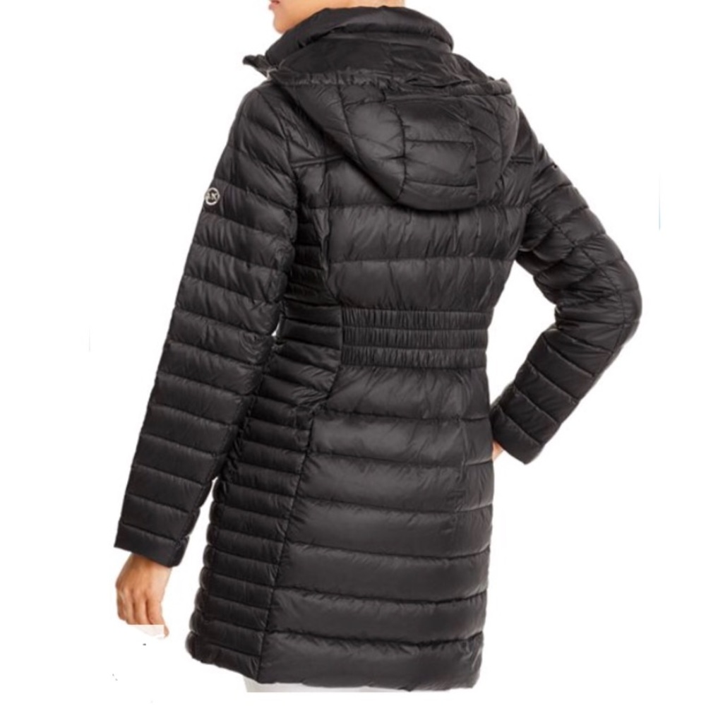 New! MICHAEL Michael Kors Packable Down Coat - Picture 2 of 8